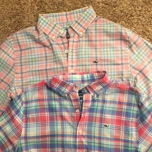 2 *Boys’ Vineyard Vines Button-Down Shirts
